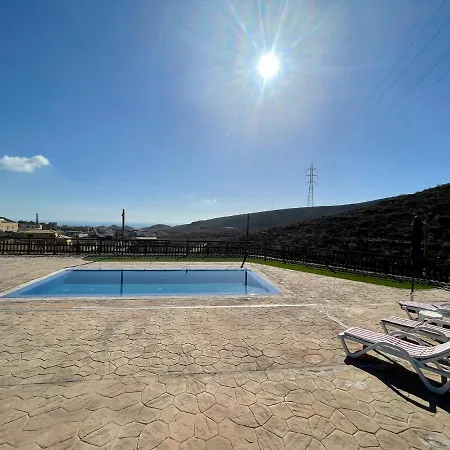 בית נופש Rural House With Private Pool, Bbq, And Views Of The Atlantic Ocean In Tenerife South סן מיגל דה אבונה